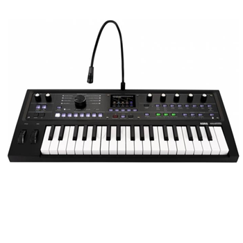 MICROKORG2BK (Limited Edition) MicroKorg 2 37-Key Synthesizer / Vocoder with Soft Case, Metallic Black