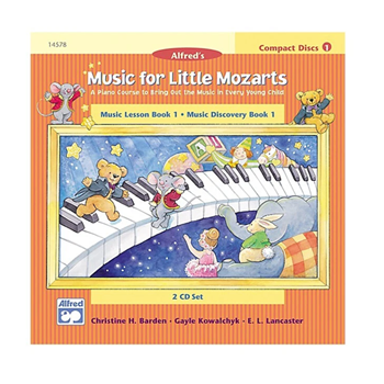 Alfred 00-14578 Music for Little Mozarts: CD 2-Disc Sets for Lesson and Discovery Books, Level 1