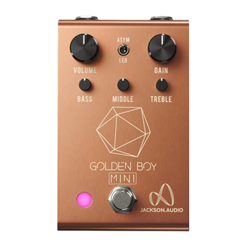 Jackson-Audio GOLDEN-BOY-MINI-ROSE Joey Landreth Signature Edition Mini Overdrive Guitar Pedal - Rose Gold