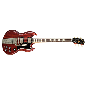 Gibson SGSR64VOCHNM 1964 Les Paul SG Standard VOS Reissue Electric Guitar with Maestro Tremolo -  Cherry Red /w Hardshell Case