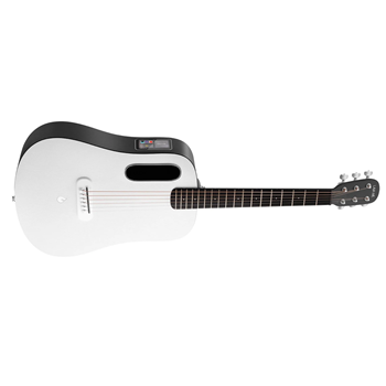 Lava Music L9200001 ME PlAY 36" Acoustic Electric Smart Guitar with Built-in Effects & Wifi/Bluetooth -  Frost White /w Gig Bag