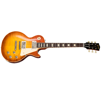 LPR60VOTGNH Gibson Custom Shop 1960 Les Paul Standard Reissue VOS Electric Guitar - Tangerine Burst w/ Hardshell Case