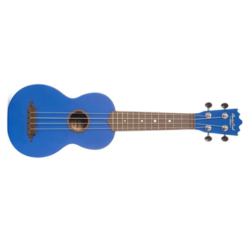 Beaver Creek BCABS-BLUE Ulina Soprano Ukulele - Blue w/ Gig Bag