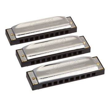 Hohner SPC20-3PK Special 20 10-hole Diatonic Harmonicas (3pk) Keys of A,C, G Major