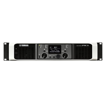 Yamaha PX3 2-channel Power Amplifier, 500W, with EQ, Filter, Crossover, Delay, Limiter, and Power Boost Functions