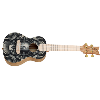Ortega RUAR-BI Concert Size Ukulele Spruce/ Catalpa Birds