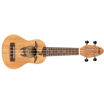 Keiki K1-MM Okoume Soprano Ukulele - Natural Mahogany