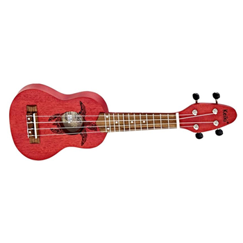 Keiki K1-RD K1 Series Soprano Ukulele - Okoume Fire Red
