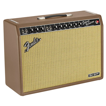 Fender 2274100950 Tone Master Deluxe Reverb 1x12" 100W Solid-State 22W Tube Simulated Solid State Combo Guitar Amplifier - Cocoa