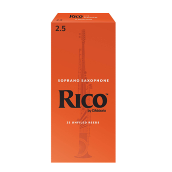 Rico RIA2525 Soprano Saxophone Reeds 2.5 Strength (25pk)