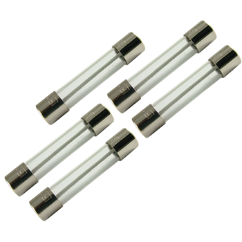 Peavey F-Z3AG-S2D5 2.5A Slo-Blow Glass Fuse 250V Standard Size (5pk)