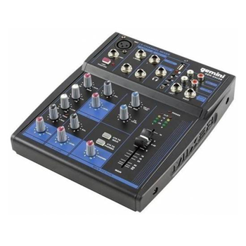 Gemini GEM-05USB Compact 5-Channel USB Mixer With Bluetooth