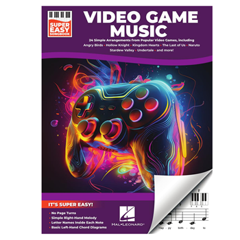 Hal Leonard 1771717 Super Easy Songbook Video Game Music