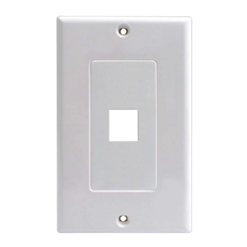 Synconnect SC-DJ1 1 Port Decora Insert w/ Decora Plate 2 pcs