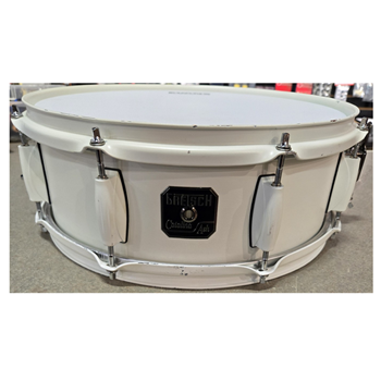 Gretsch CT1-5514S-U (USED) Catalina Ash Series 6.5" X 14" Snare Drum - Painted White
