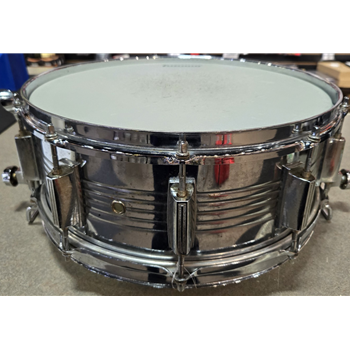 STENCILSNARE-U (USED) Unmarked Vintage Stencil Snare Drum 14"