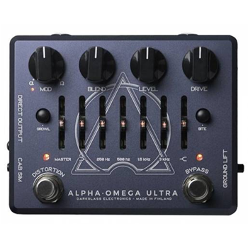 Darkglass AOUV2 Alpha Omega V2 Ultra Dual Bass Preamp & Overdrive Effects Pedal