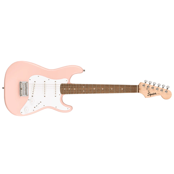 Squier 0370121556 Mini Stratocaster V2 Electric Guitar - Shell Pink