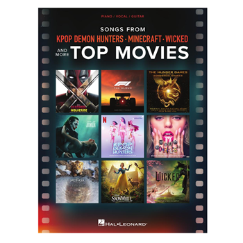 Hal Leonard 1938561 Songs from Kpop Demon Hunters, Minecraft, Wicked and More Top Movies - PVG