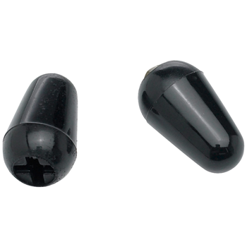 Fender 0994939000 Stratocaster Switch Tips - Black (2)