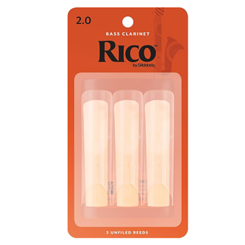 D'Addario REA0320 Bass Clarinet Reeds Strength 2.0 (3pk)