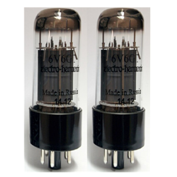 Electro-Harmonix 6V6EHPL 6V6 Platinum Power Tube Duet - Matched Pair