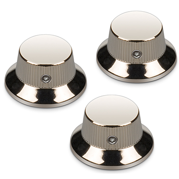 Schaller SCH15060200 6.35mm Stratocaster Guitar Volume Knob - Chrome