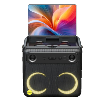 Ikarao BREAK X2 560W Portable Party Karaoke Speaker With Built in 10" Touch Screen Display & 2 Wireless Microphones