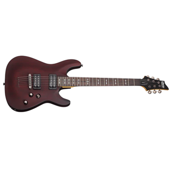 Schecter 2062-SHC OMEN 6 Series Electric Guitar - Satin Walnut