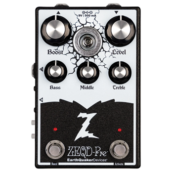 Earthquaker ZEQD-PRE All-Analog Tube Preamp Pedal
