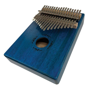 Beaver Creek BCKALM-17TB 17-Key Kalimba - Trans Blue