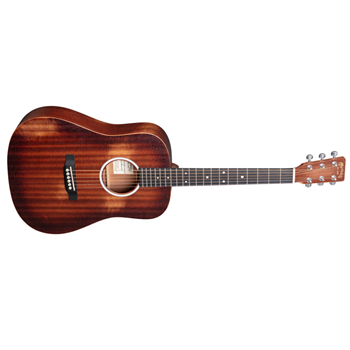 Martin D JR E STREETMASTER Junior Series Drednought Acoustic-Electric Guitar - Satin Sapele /w Softwshell Case