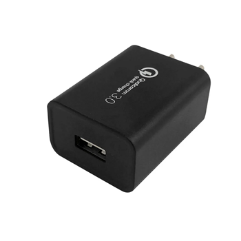 Phantom Cables CH-USB-BK USB-A Wall Charger - Qualcomm Quick Charge 3.0