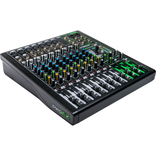 12-Channel Professional Effects Mixer With Usb