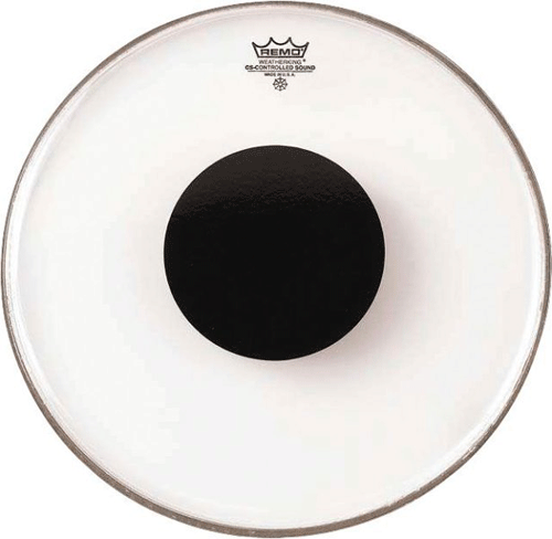 10" Clear Controlled Sound W/black Dot