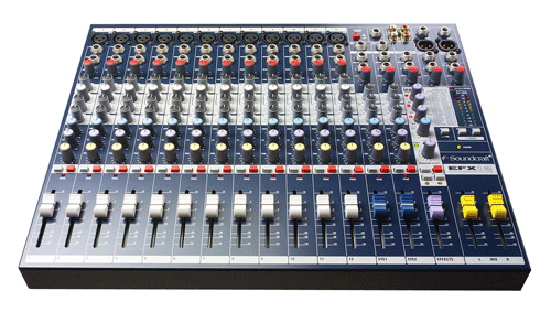 12x2 Channel Mixer With Lexicon Effects